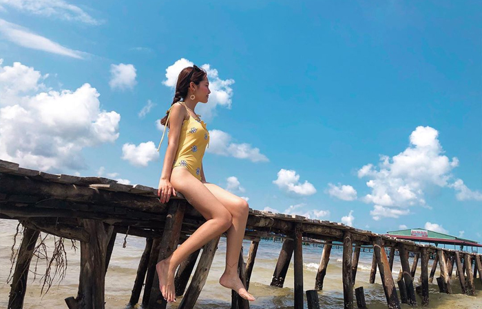  làng chài Rạch Tràm Phú Quốc  -tắm biển