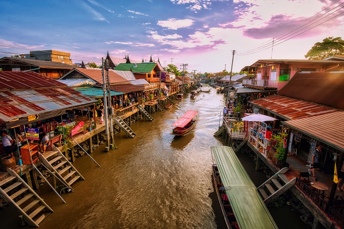 Chợ nổi Bangkok